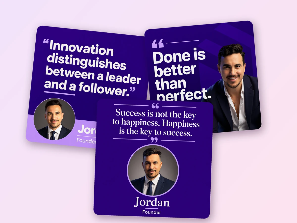 Quote graphic examples