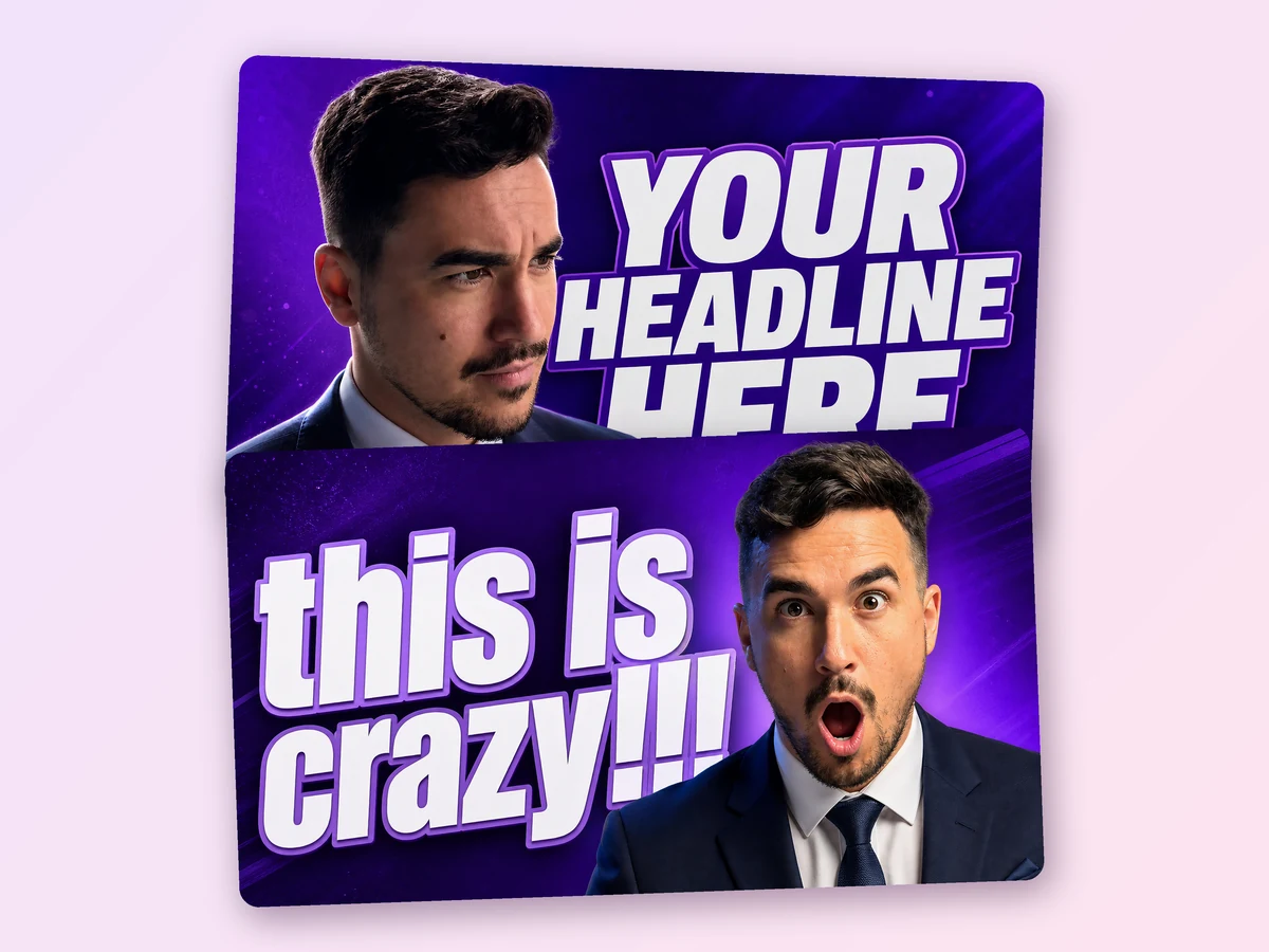 YouTube thumbnail examples