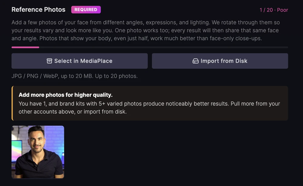 Create your brand kit in MediaPlace
